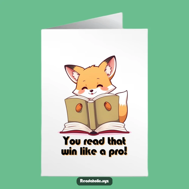 Free Printable Kawaii Fox Congrats Card: New Chapter, DIY Download!