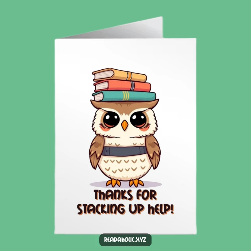 Free Printable Funny Owl Thank You Card: Thanks for the Support!, DIY!